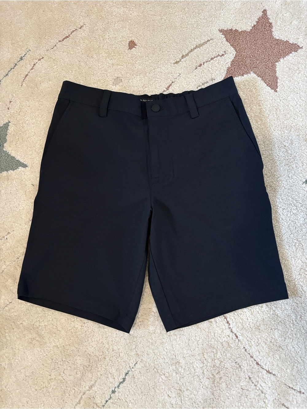 Banana Republic Black Comfort Flat Front Shorts